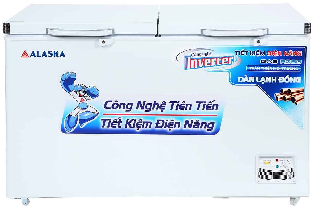 Tủ đông Alaska Inverter 419 lít HB 550CI Màu Trắng