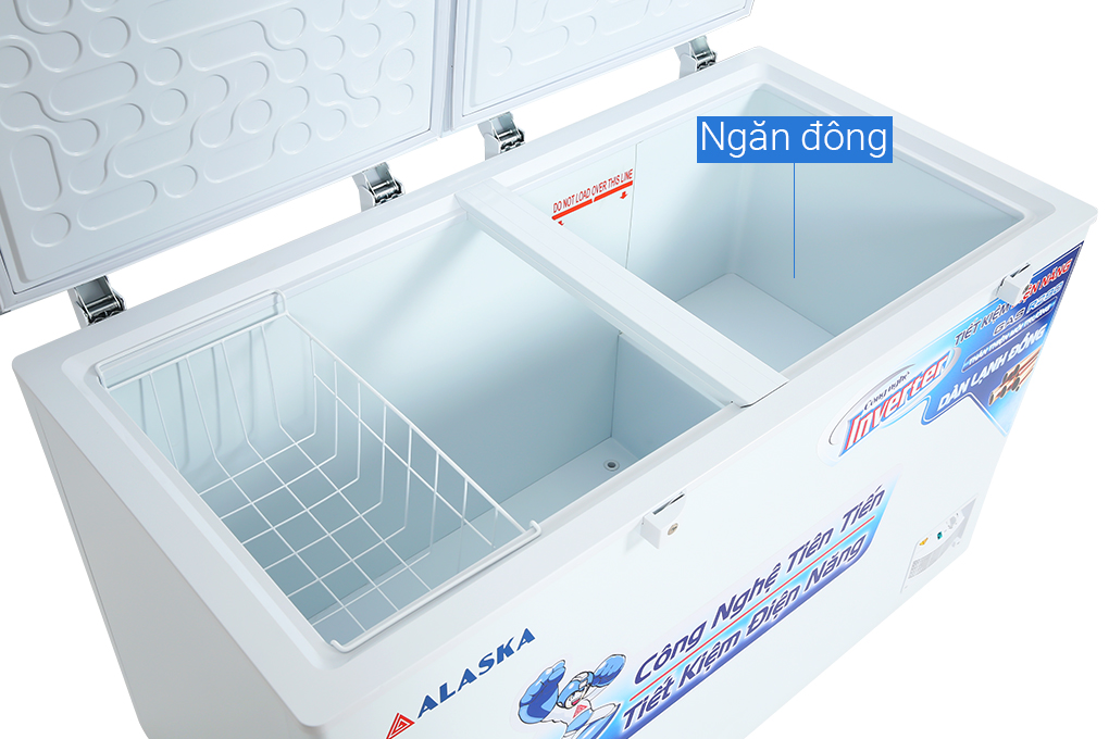 Tủ đông Alaska Inverter 419 lít HB 550CI Màu Trắng
