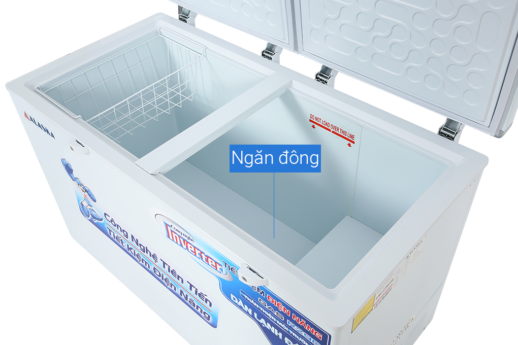 Tủ đông Alaska Inverter 419 lít HB 550CI Màu Trắng