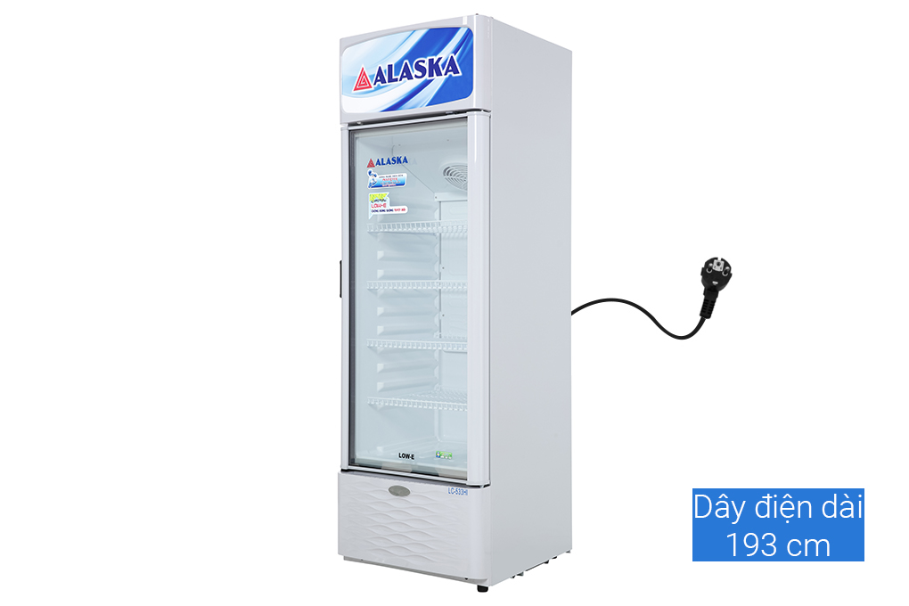 Tủ mát Alaska Inverter 300 lít LC 533HI Màu Trắng