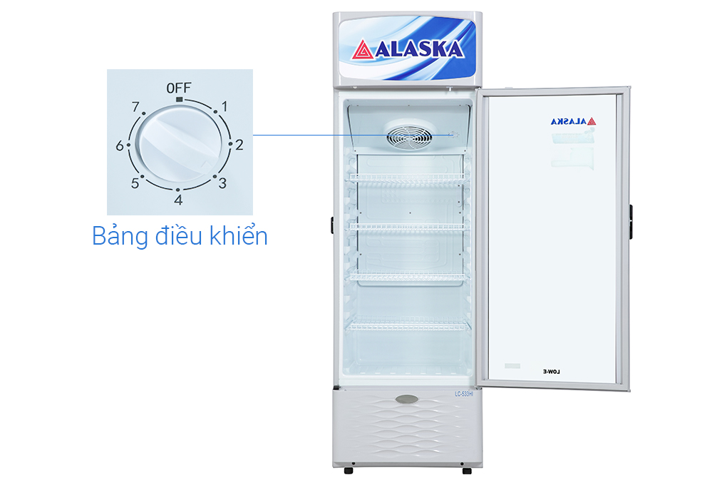 Tủ mát Alaska Inverter 300 lít LC 533HI Màu Trắng