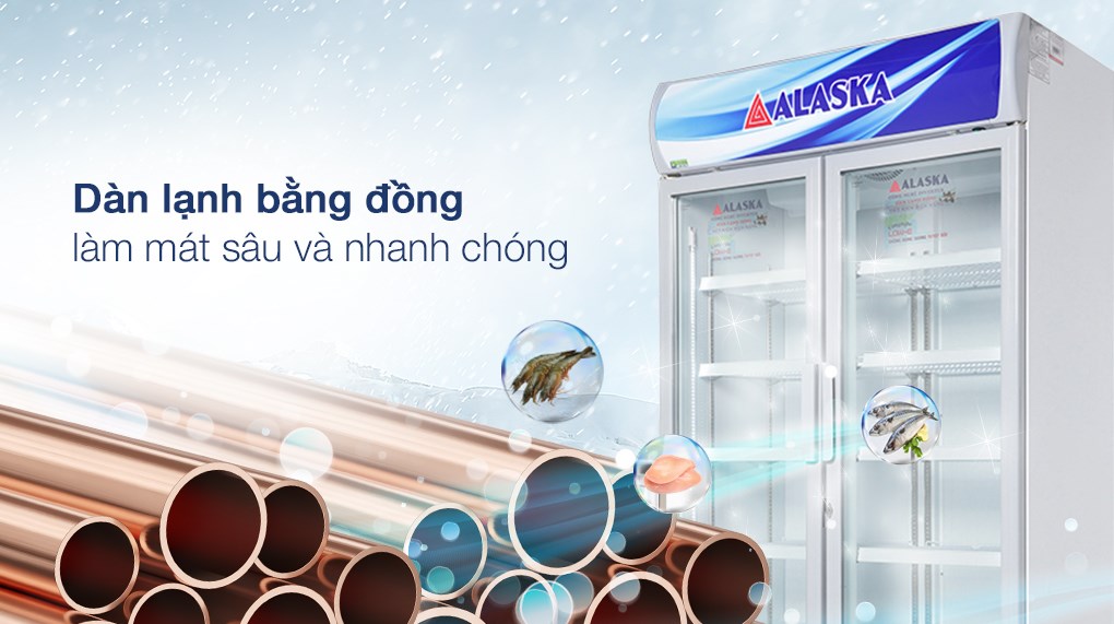 Tủ mát Alaska Inverter 800 lít SL 8CI