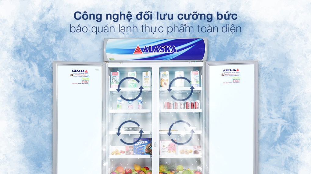 Tủ mát Alaska Inverter 800 lít SL 8CI