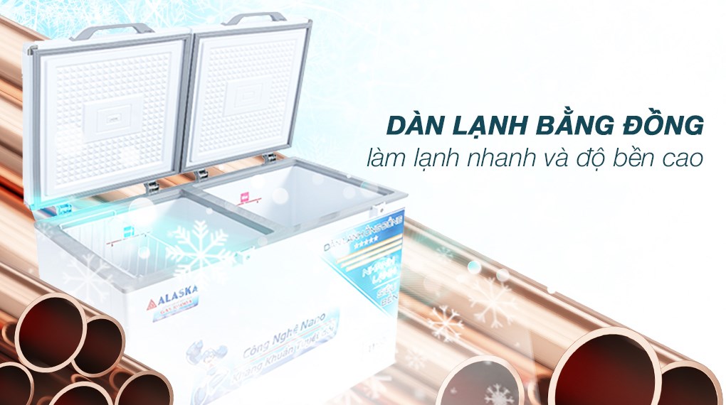 Tủ đông Alaska 282 lít BCD 4568C