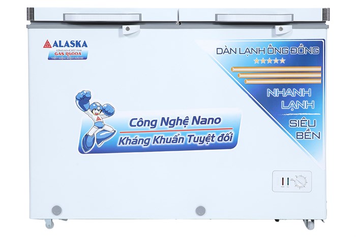 Tủ đông Alaska 282 lít BCD 4568C Màu Trắng