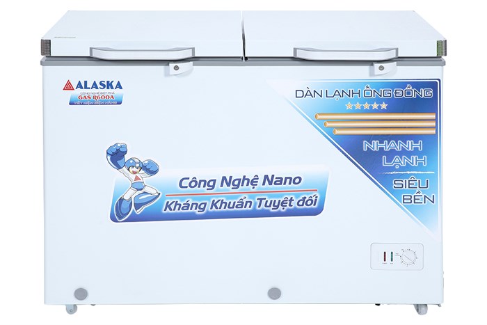 Tủ đông Alaska 282 lít BCD 4568C Màu Trắng