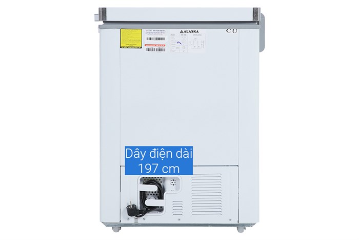 Tủ đông Alaska 282 lít BCD 4568C Màu Trắng