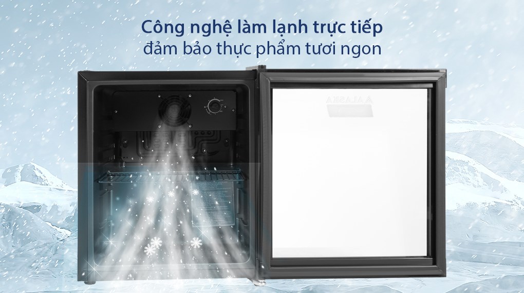 Tủ mát Alaska 50 lít LC 50B Đen