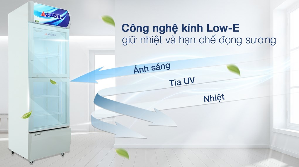 Tủ mát Alaska 382 lít LC 743DB