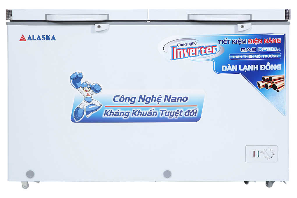 Tủ đông Alaska Inverter 312 lít BCD 5068CI Màu Trắng