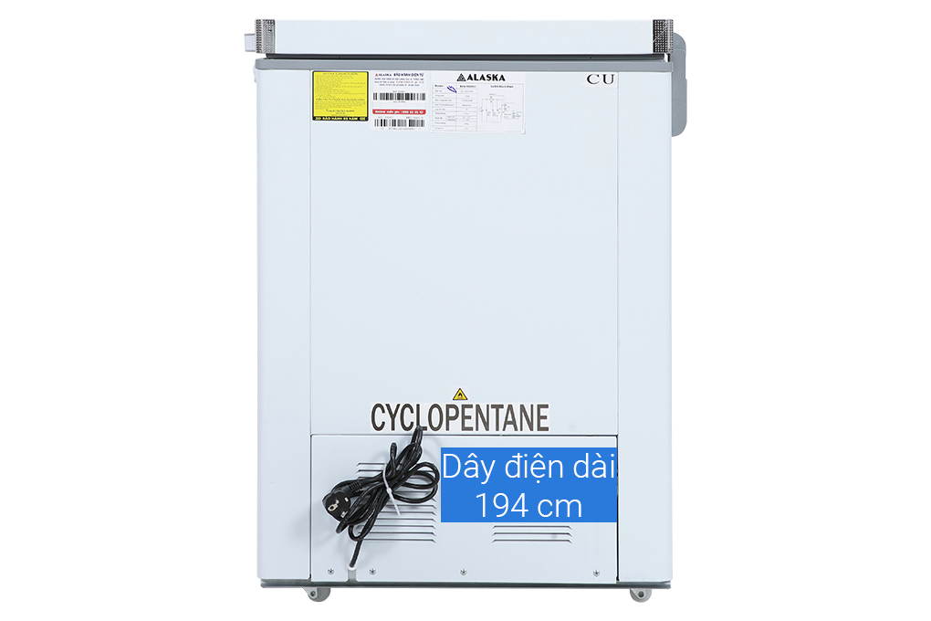 Tủ đông Alaska Inverter 312 lít BCD 5068CI Màu Trắng