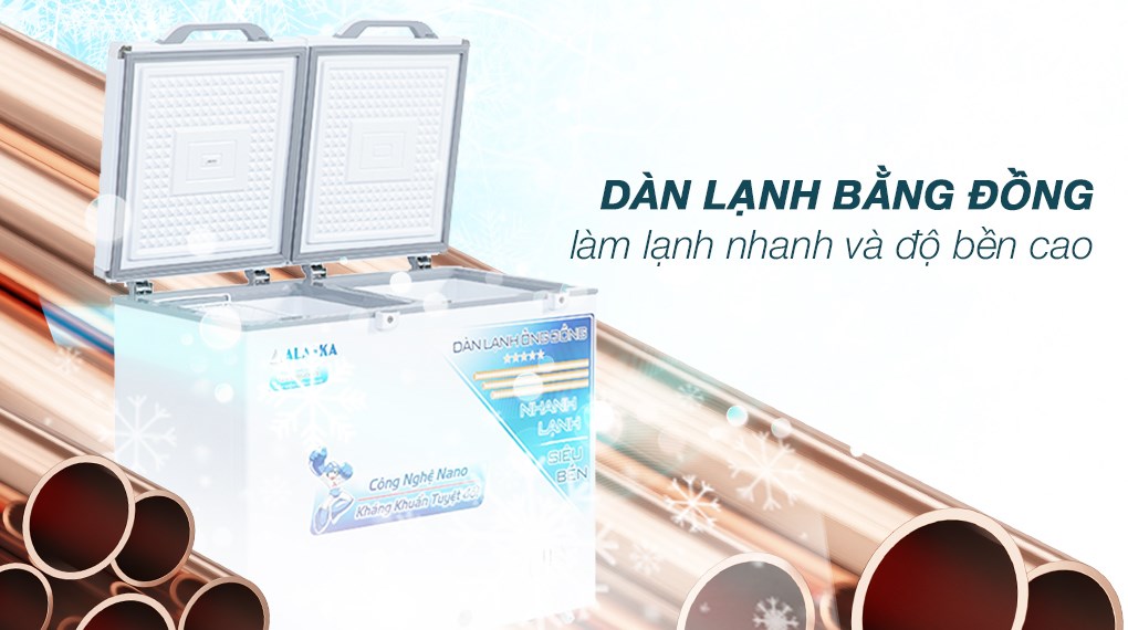 Tủ đông Alaska 205 lít BCD 3068C
