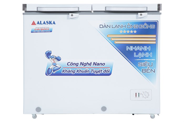 Tủ đông Alaska 205 lít BCD 3068C Màu Trắng
