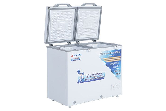 Tủ đông Alaska 205 lít BCD 3068C Màu Trắng