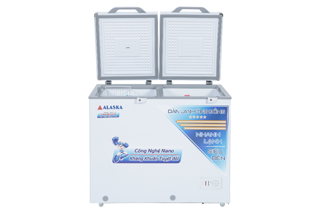 Tủ đông Alaska 205 lít BCD 3068C Màu Trắng
