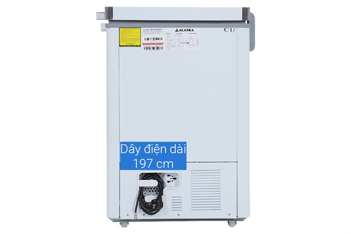 Tủ đông Alaska 205 lít BCD 3068C Màu Trắng