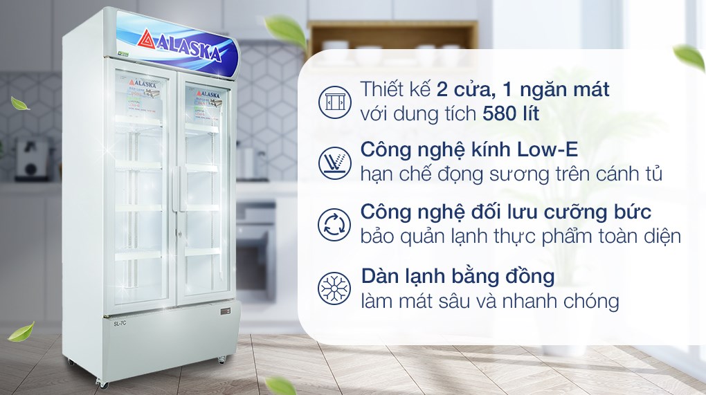 Tủ mát Alaska 580 lít SL 7C
