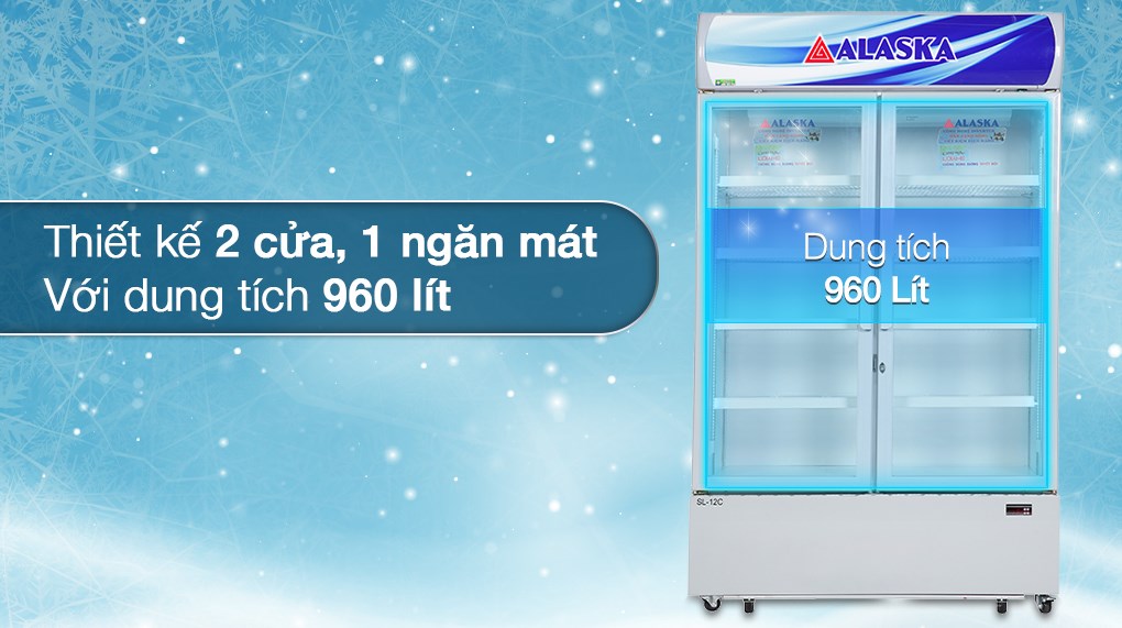 Tủ mát Alaska 960 lít SL 12C