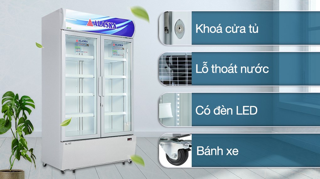 Tủ mát Alaska 960 lít SL 12C