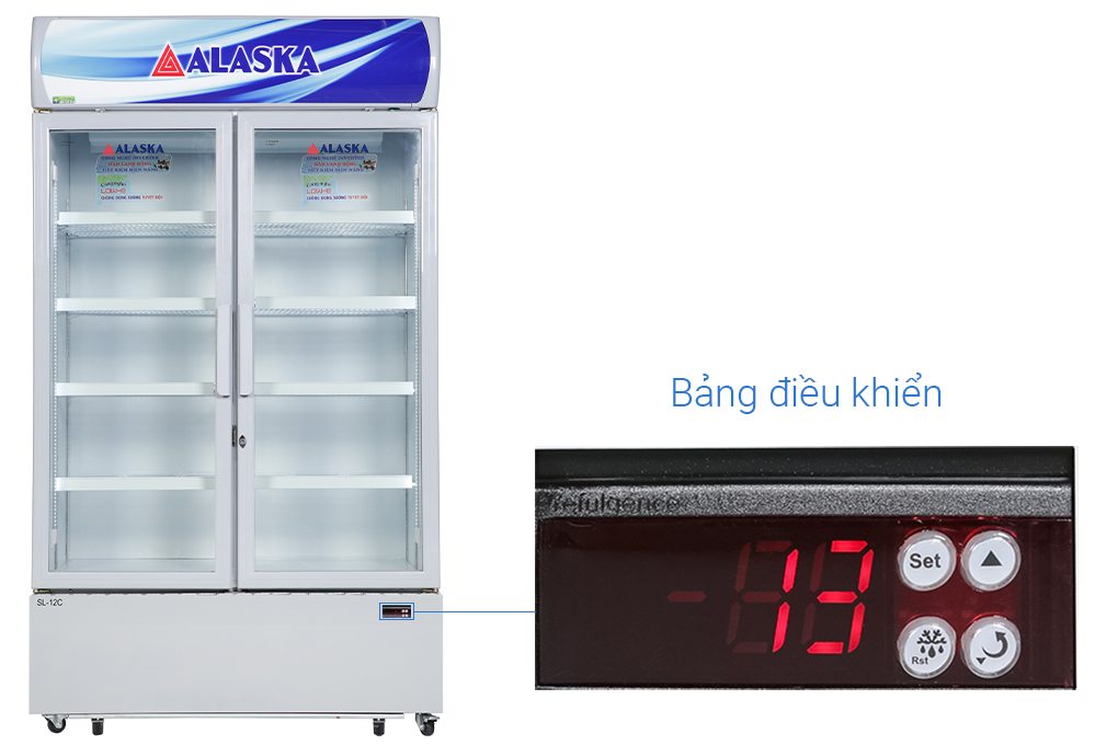 Tủ mát Alaska 960 lít SL 12C Màu Trắng