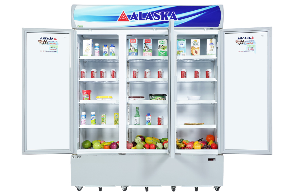Tủ mát Alaska 1200 lít SL 14C3 Màu Trắng