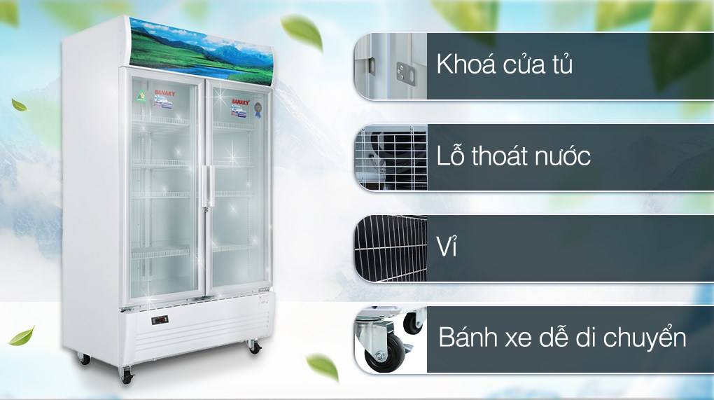 Tủ mát Sanaky 1100 lít VH-1209HP