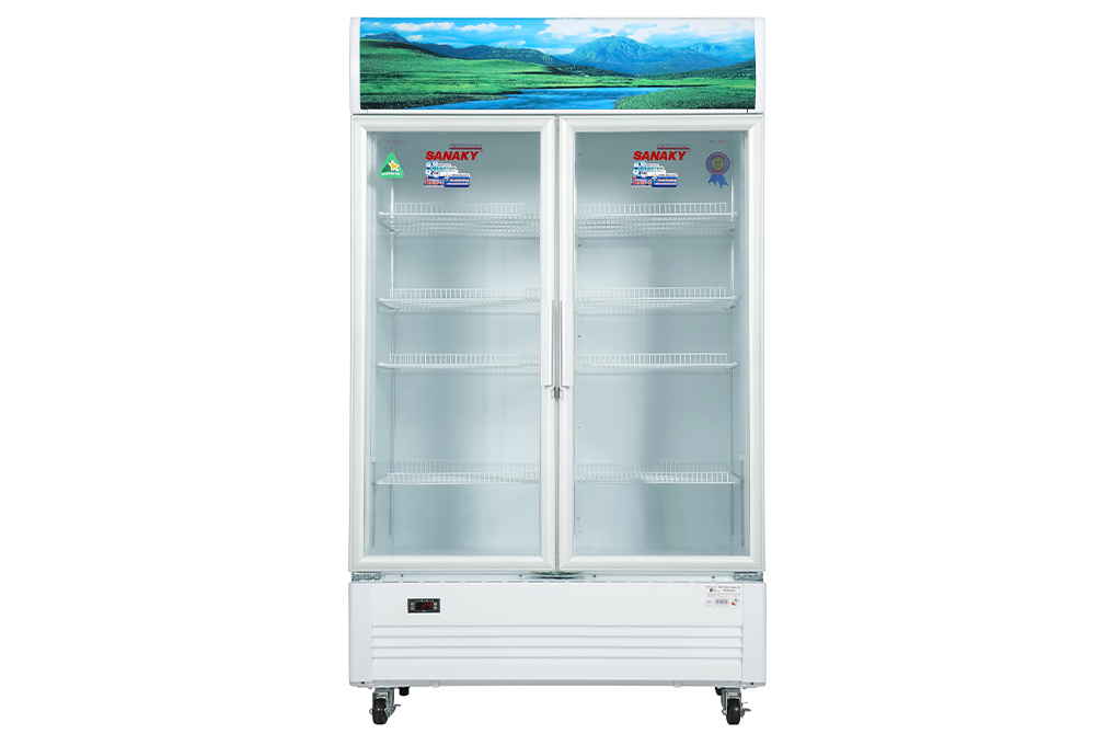 Tủ mát 2 cánh Sanaky 1100 lít VH-1209HP Màu Trắng