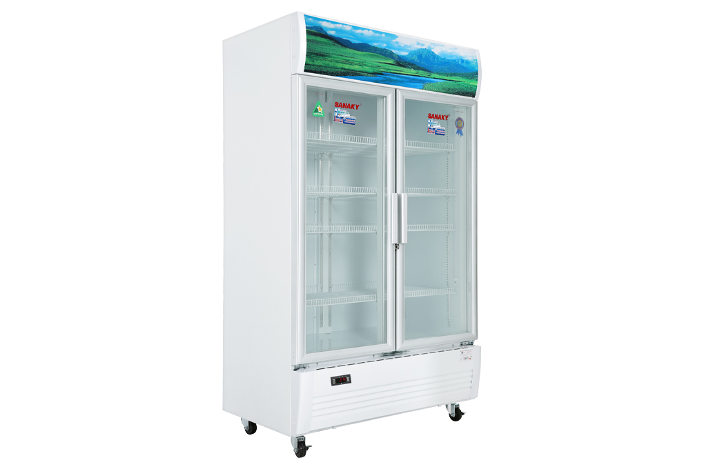 Tủ mát 2 cánh Sanaky 1100 lít VH-1209HP Màu Trắng