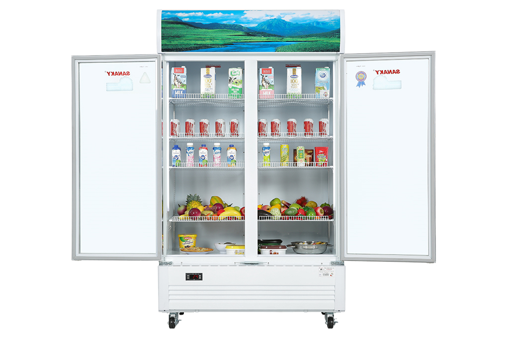 Tủ mát 2 cánh Sanaky 1100 lít VH-1209HP Màu Trắng