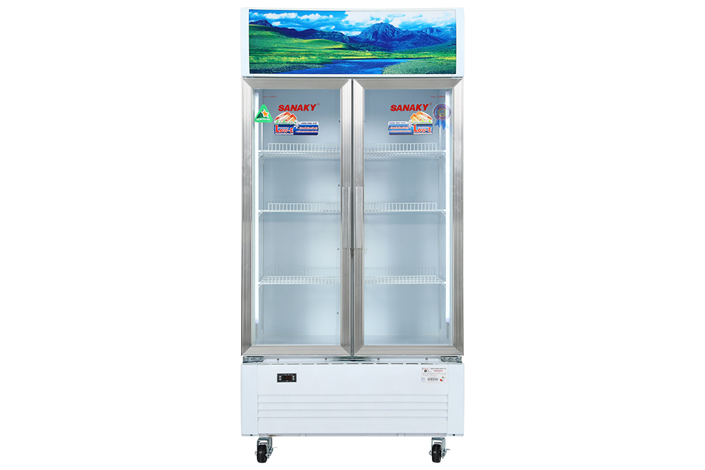 Tủ mát 2 cánh Sanaky 500 lít VH-6009HP Màu Trắng