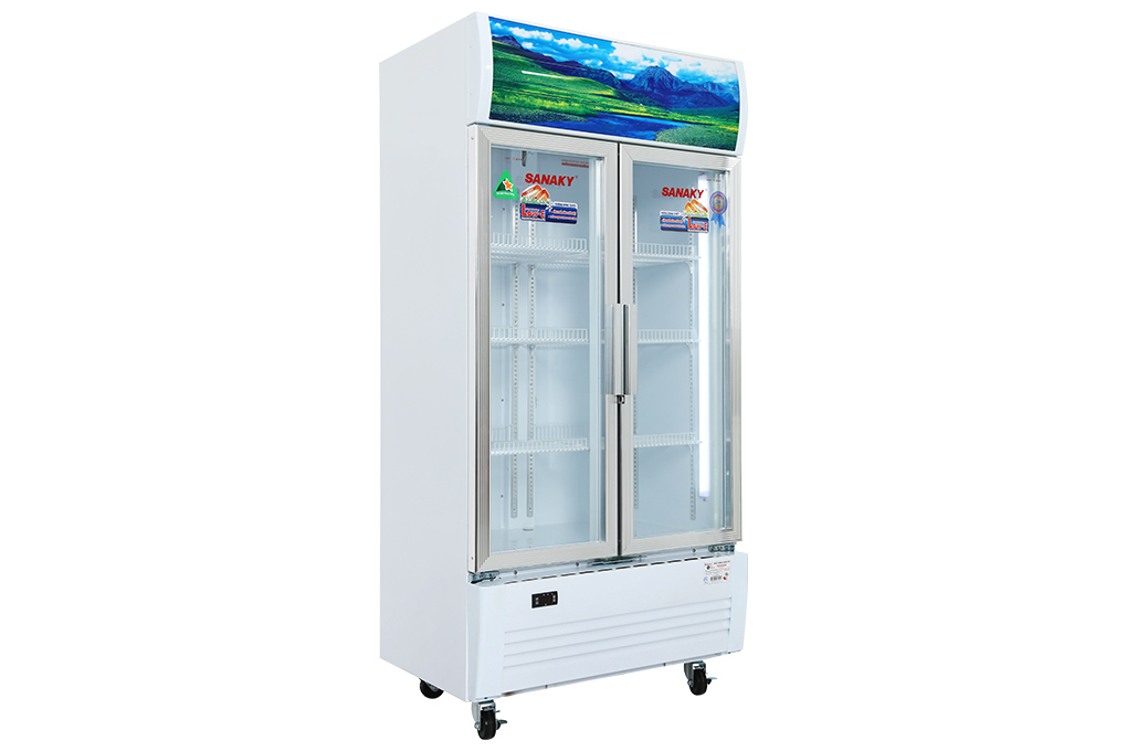 Tủ mát 2 cánh Sanaky 500 lít VH-6009HP Màu Trắng