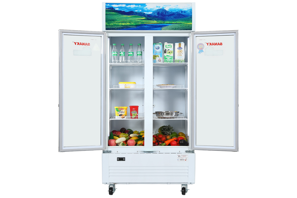 Tủ mát 2 cánh Sanaky 500 lít VH-6009HP Màu Trắng