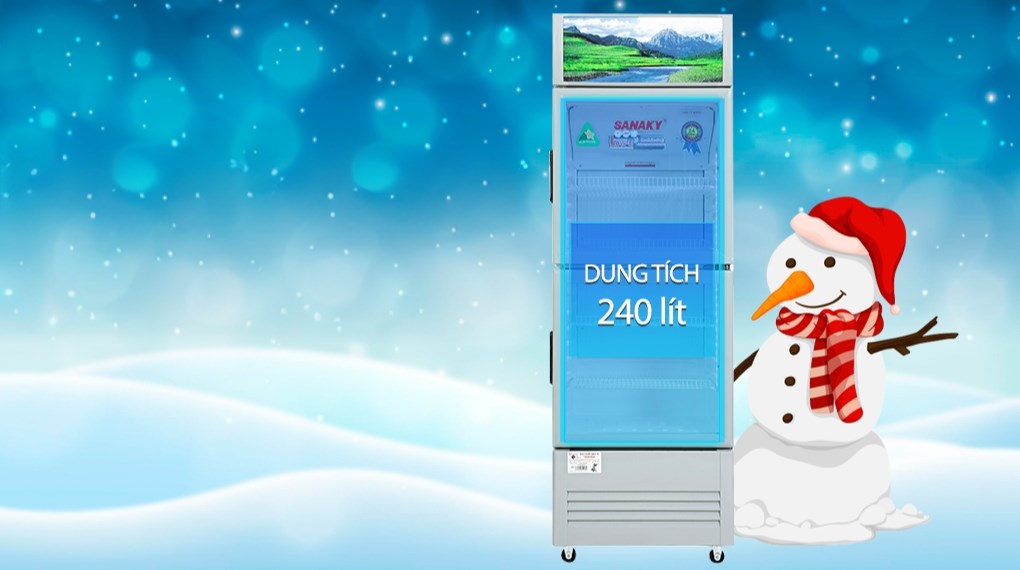 Tủ mát Sanaky 240 lít VH-308WL