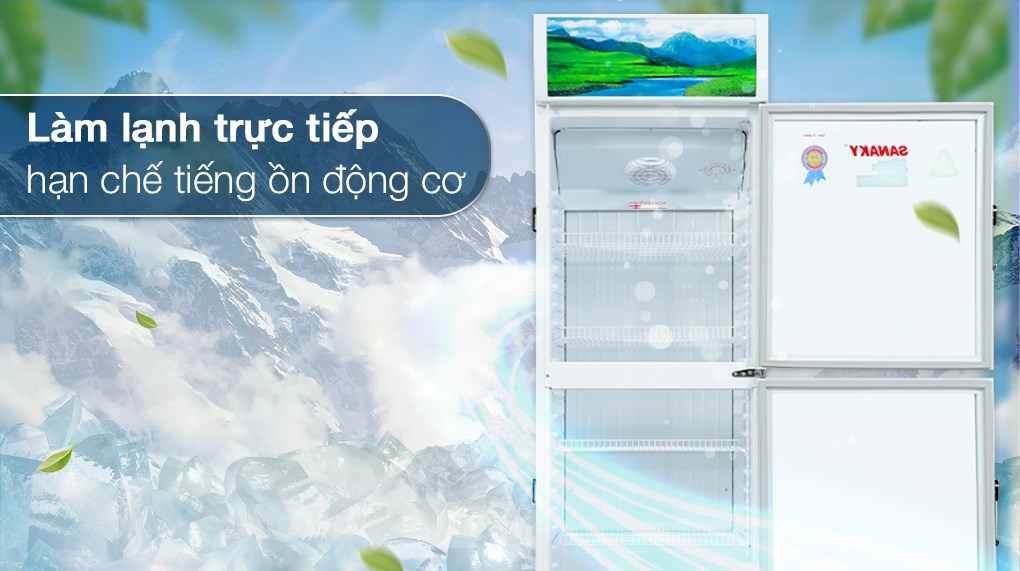 Tủ mát Sanaky Inverter 340 lít VH-408W3L