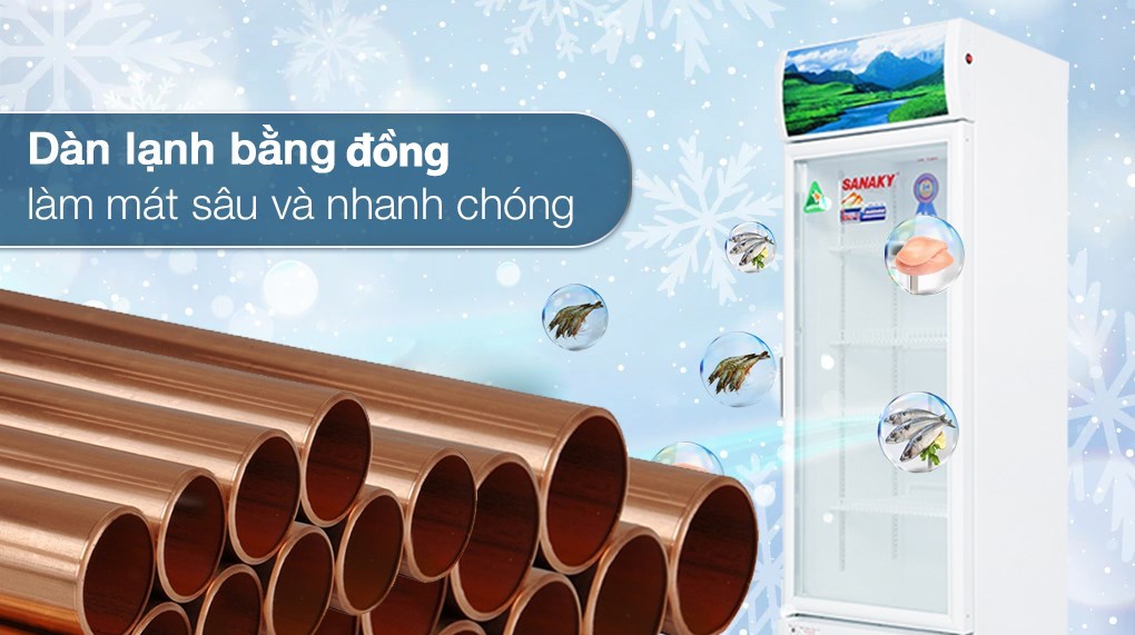 Tủ mát Sanaky 240 lít VH-2589K
