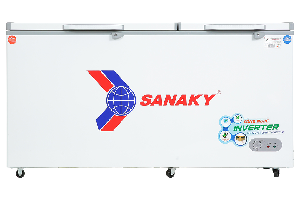Tủ đông Sanaky Inverter 485 lít VH-6699W3 Màu Trắng