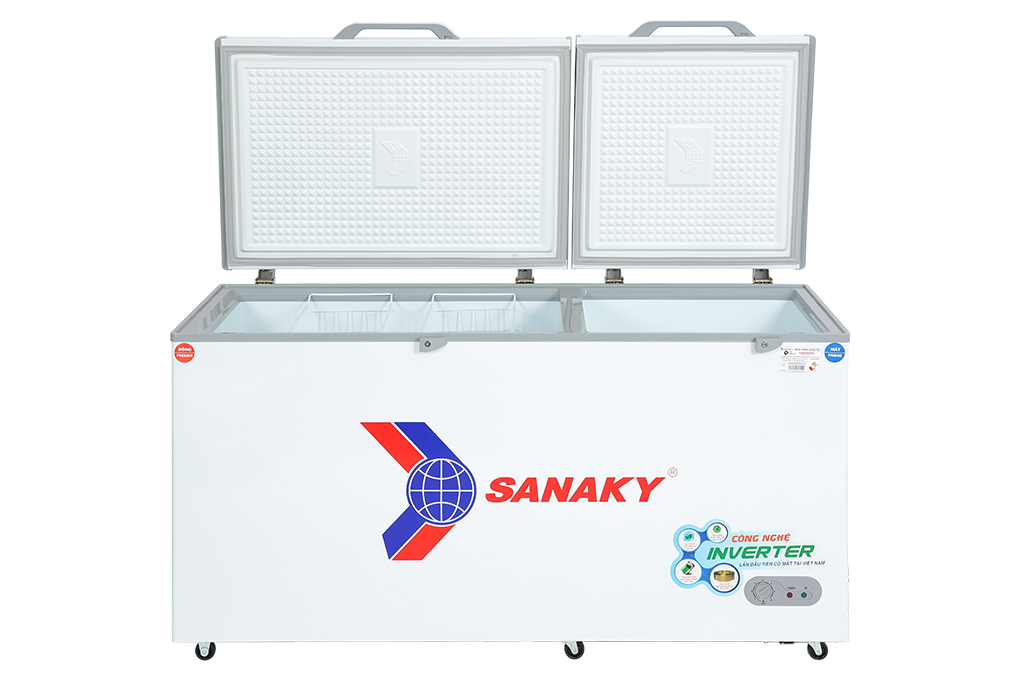 Tủ đông Sanaky Inverter 485 lít VH-6699W3 Màu Trắng