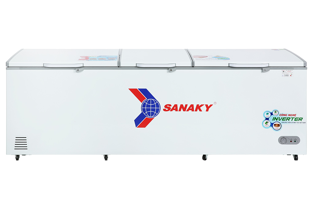 Tủ đông Sanaky Inverter 900 lít VH-1199HY3 Màu Trắng