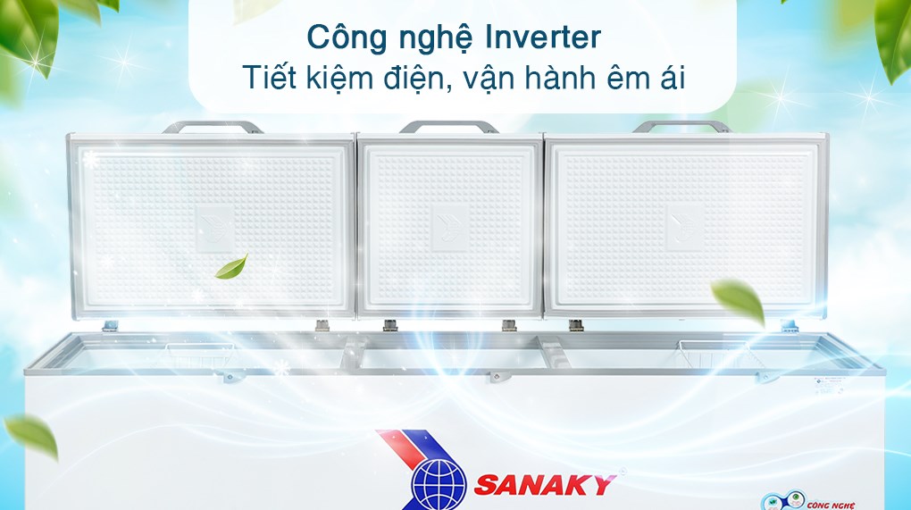 Tủ đông Sanaky Inverter 900 lít VH-1199HY3 - Công nghệ tiết kiệm