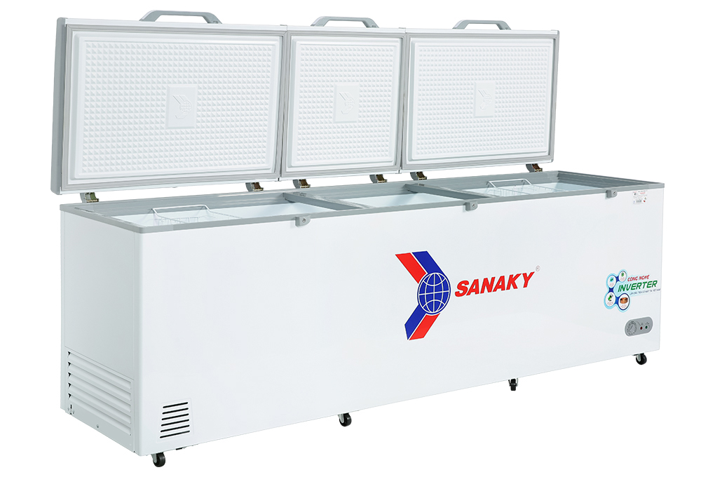 Tủ đông Sanaky Inverter 900 lít VH-1199HY3 Màu Trắng