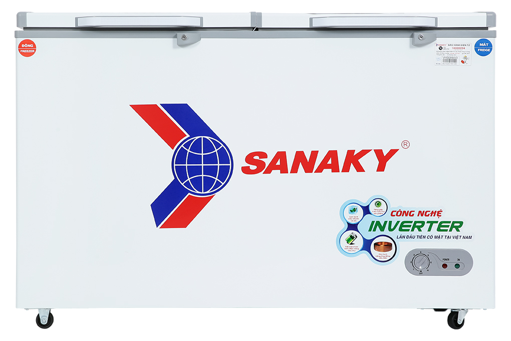 Tủ đông Sanaky Inverter 365 Lít VH-5699W3 Màu Trắng