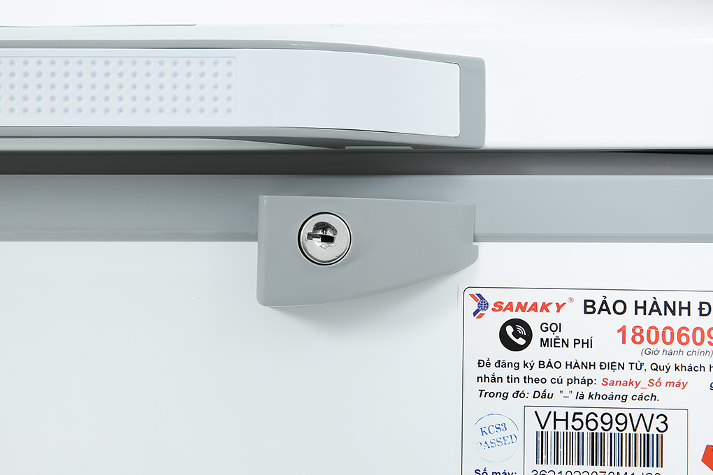 Tủ đông Sanaky Inverter 365 Lít VH-5699W3 Màu Trắng