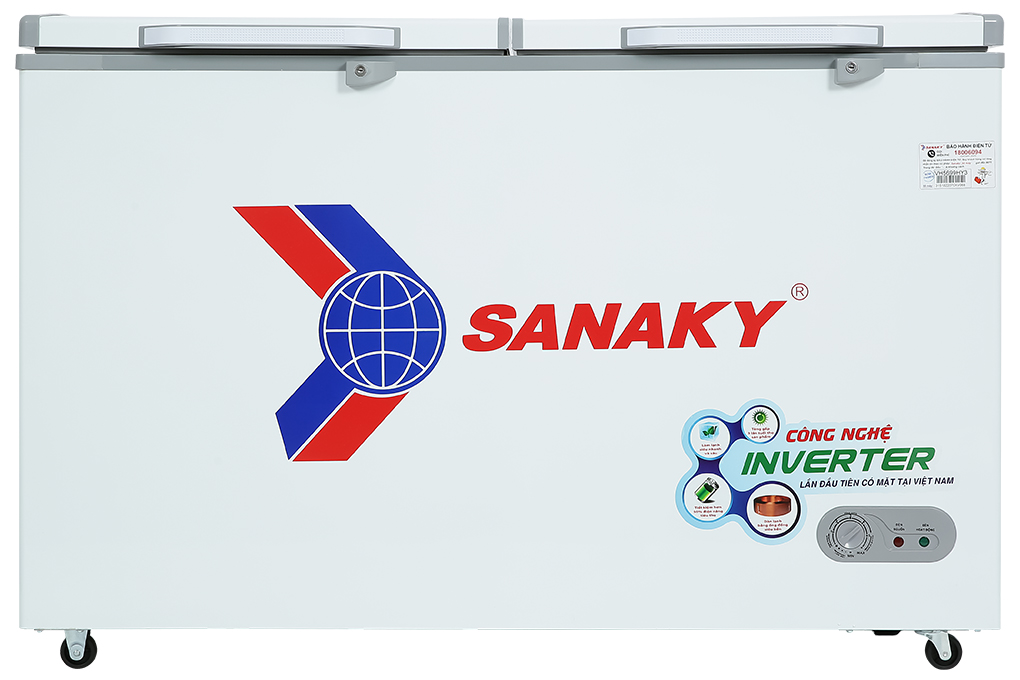 Tủ đông Sanaky Inverter 410 lít VH-5699HY3 Màu Trắng