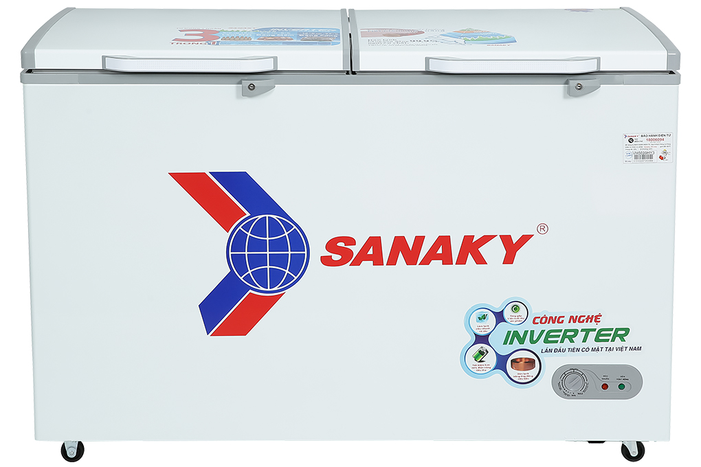 Tủ đông Sanaky Inverter 410 lít VH-5699HY3 Màu Trắng