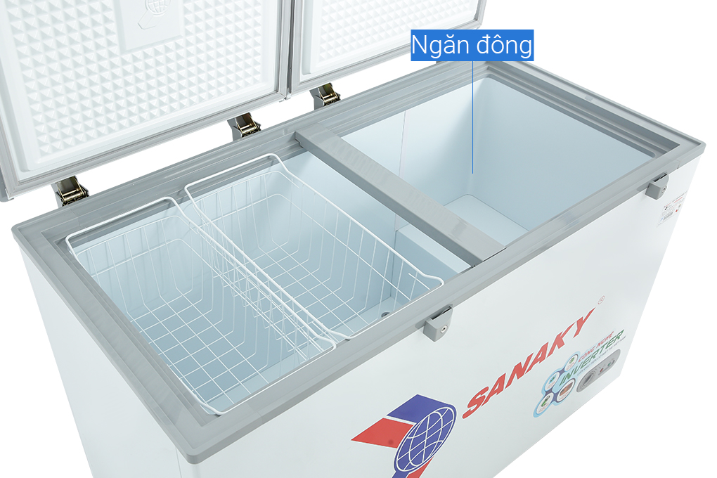 Tủ đông Sanaky Inverter 410 lít VH-5699HY3 Màu Trắng