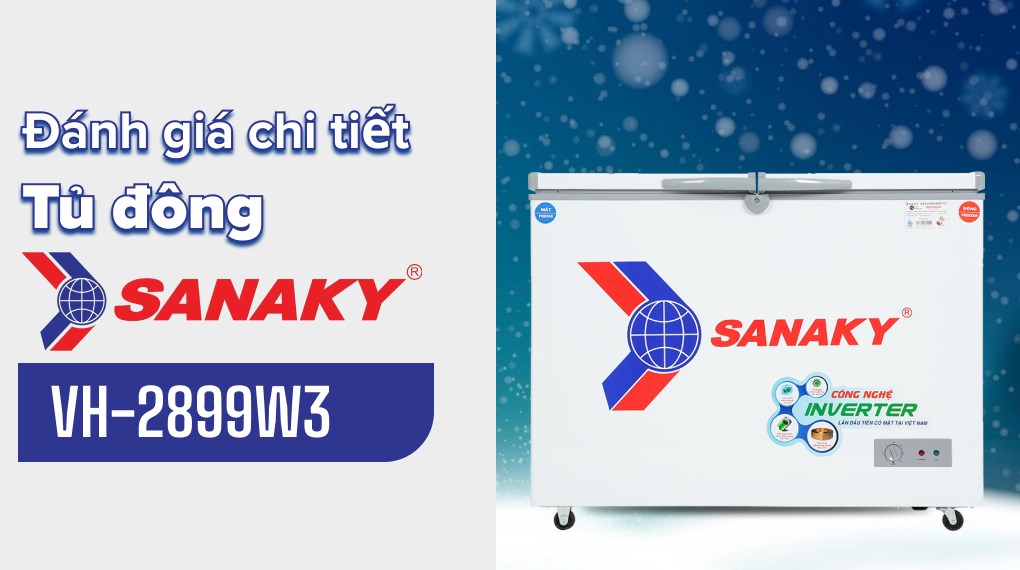 Tủ đông Sanaky Inverter 220 lít VH-2899W3