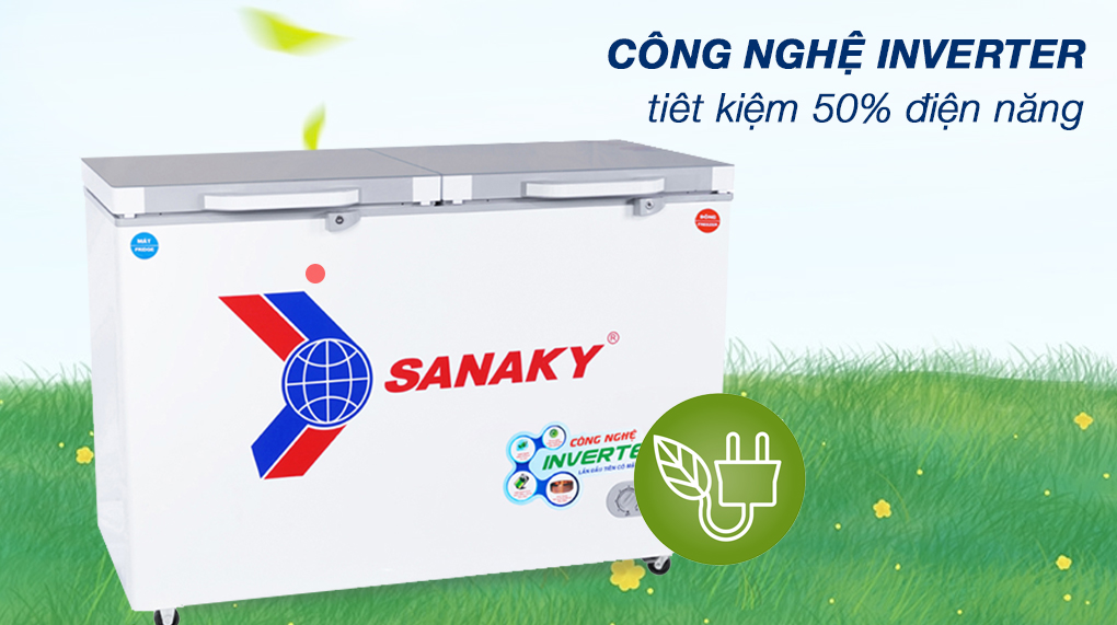 Tủ Đông Sanaky Inverter 260 lít VH-3699W4K - Công nghệ tiết kiệm điện