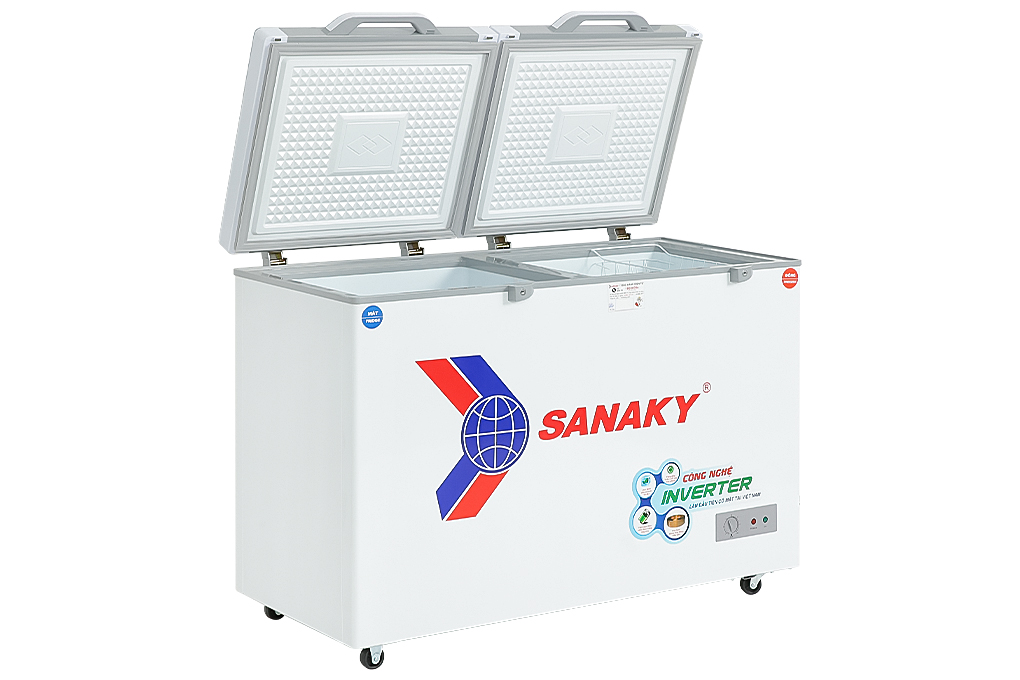 Tủ đông Sanaky Inverter 260 lít VH-3699W4K Màu Trắng