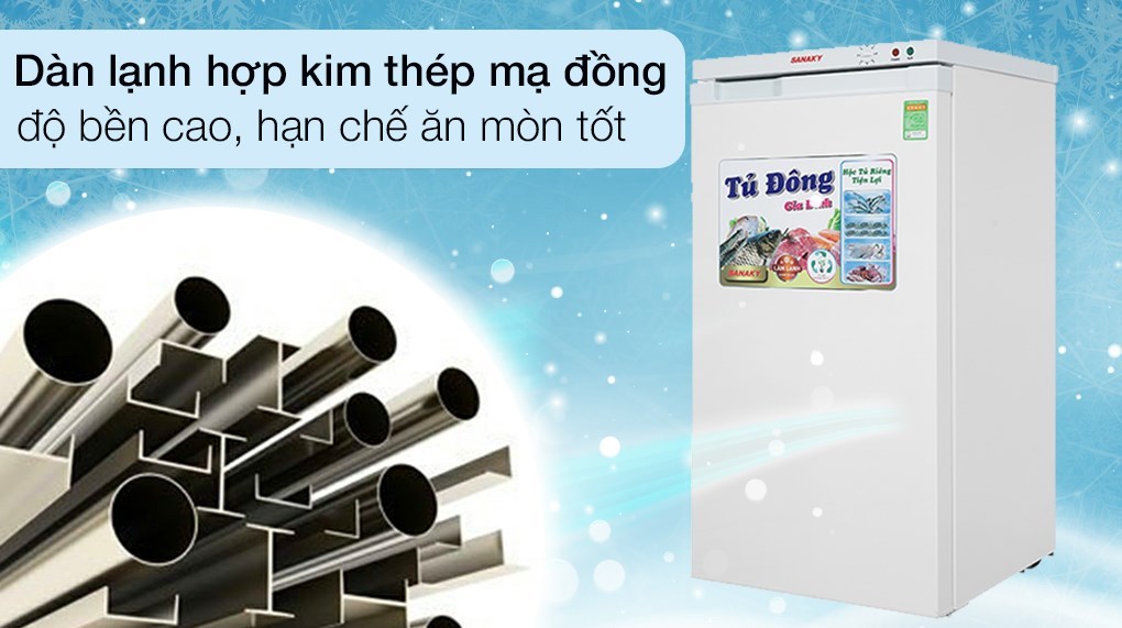Tủ đông Sanaky 118 lít TD.VH160VD