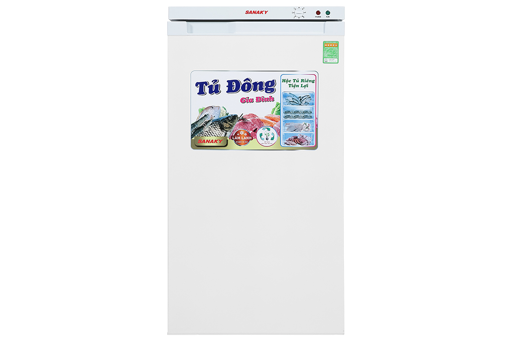 Tủ đông Sanaky 118 lít TD.VH160VD Màu Trắng